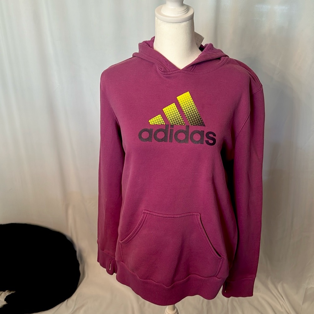 Purple Adidas sweatshirt women’s size large